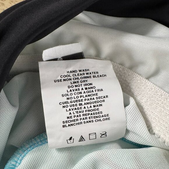 Miraclesuit Tankini Swim Top Womens Size 12 Blue Black Circle NWT SW-2068 - Picture 10 of 10